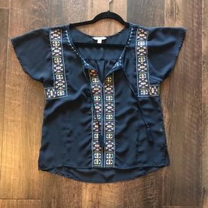 American Eagle peasant top